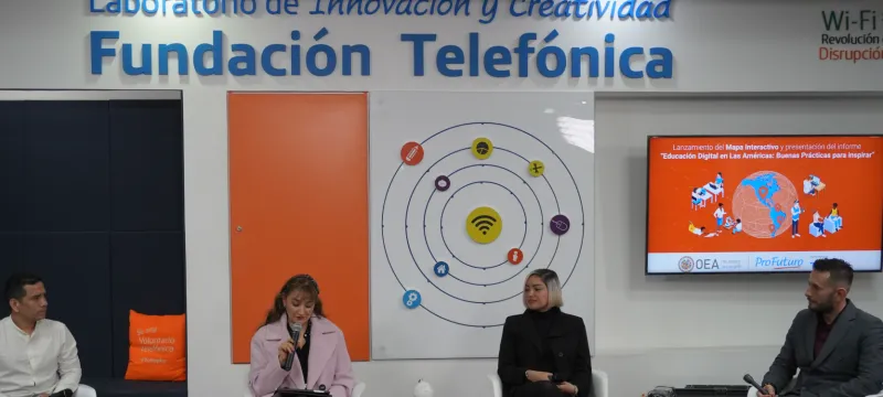 Presentación del Mapa Interactivo y el informe “Educación Digital en las Américas: Buenas Prácticas para Inspirar”
