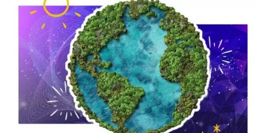 Globo de la tierra con el mapa en relieve.